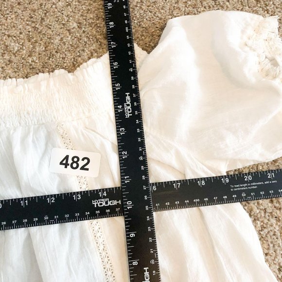 Aerie Smocked Cropped Blouse - Picture 5 of 5